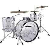 Ludwig Vistalite Fab 3-piece Acoustic Drum Set Shell Pack Clear