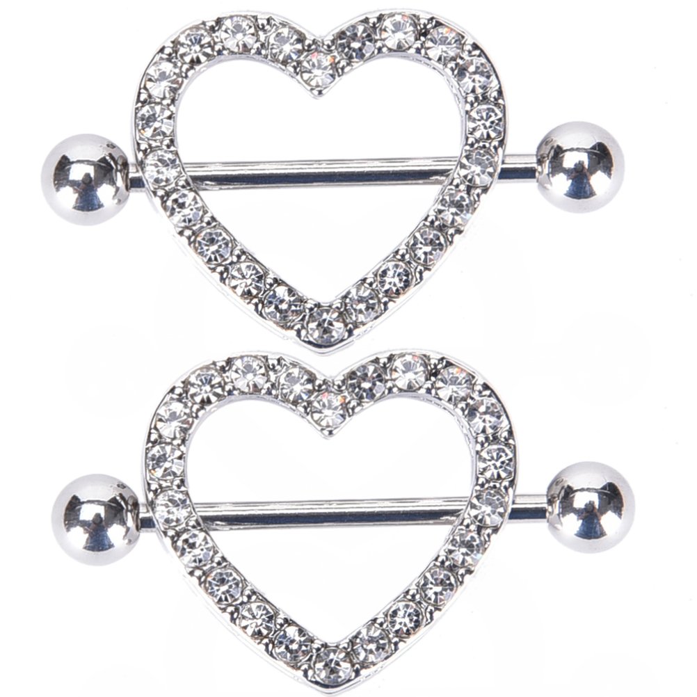 Buy Nipple Rings IrbingNii Nipple Piercings Jewelry 14G Surgical
