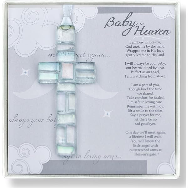 Amazon.com : Infant Loss Sympathy Gift - Baby in Heaven Cross with