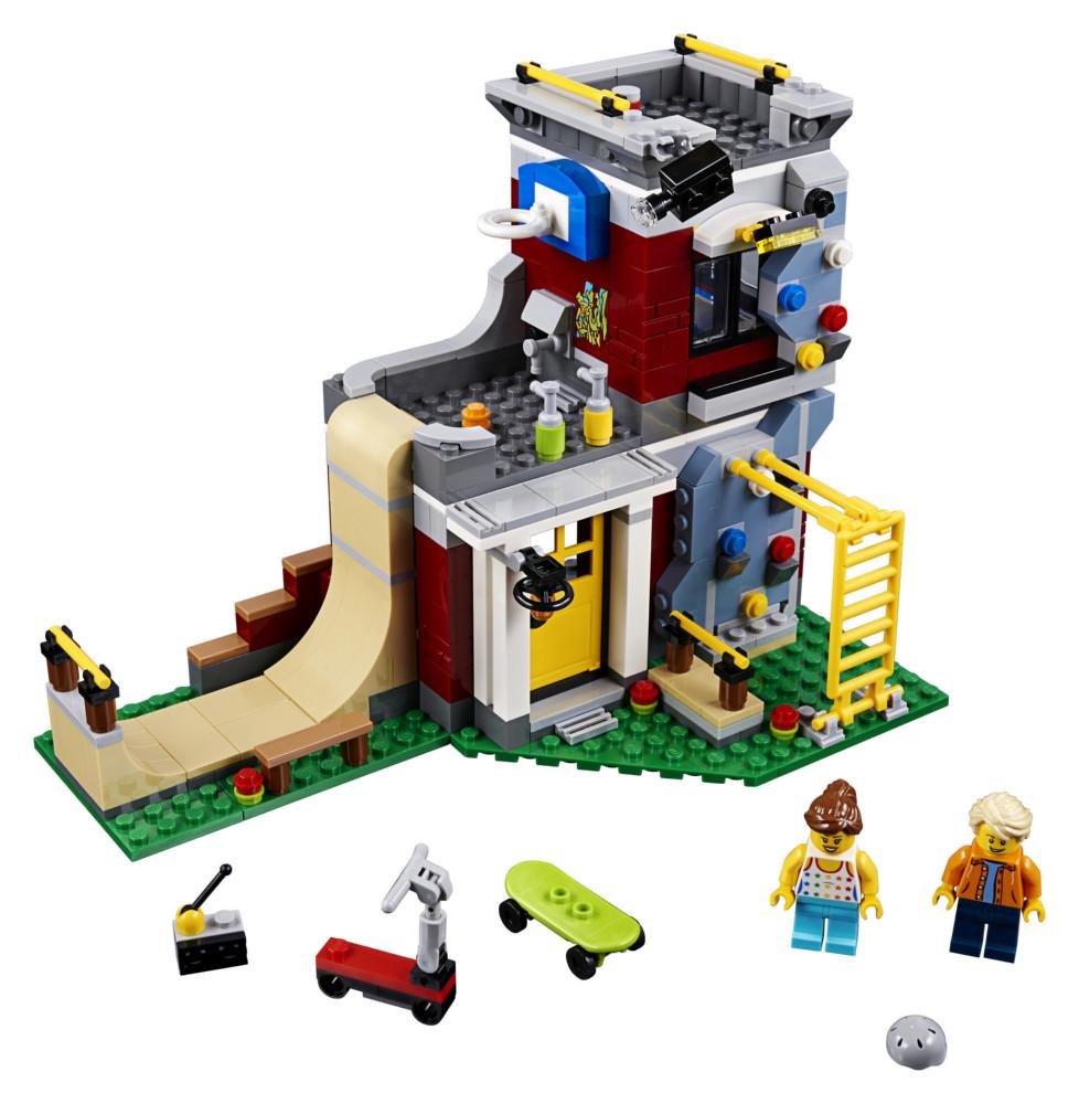 LEGO Creator Casa de patines modular 3 en 1 31081 Kit de construcción (422 piezas)