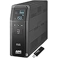 APC Sine Wave UPS Battery Backup & Surge Protector, 1500VA, APC Back-UPS Pro (BR1500MS) Bundle Including 16GB DataTraveler