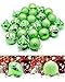 Woowell 24ct Green Shatterproof Christmas Tree Ornaments Large Size 2.36