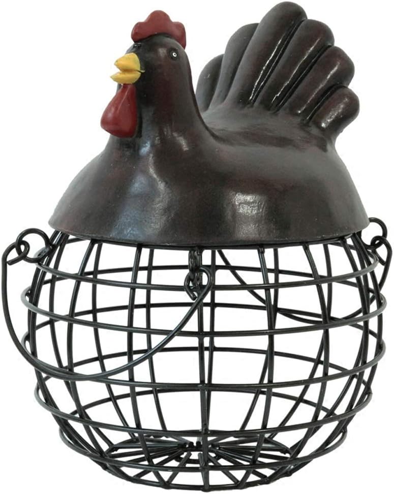 DGEG Wrought Iron Fruit Basket Snacks Egg Basket Storage Bowls Creative Home Kitchen Decoration