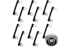 HCEWSBFD 12 Pcs 200 Amp Meter Socket Jumper Assembly Bypass Jumper Bus Electrical Meter Base Jumper Link Standard 2-1/4'' Han