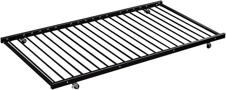 Amazon.com: COLLCOLL Twin Roll Out Trundle Bed Frame Only ...