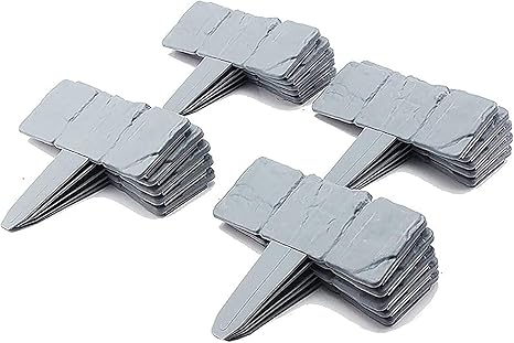 Amazon Co Jp Jin Siu ガーデンエッジ 花壇フェンス 花壇ブロック 庭のプラスチック製の柵の縁取り自立型の柵 芝生の縁取り植物の境界線装飾的な花 木 庭のパティオのための草 杭 園芸装飾 ホーム キッチン