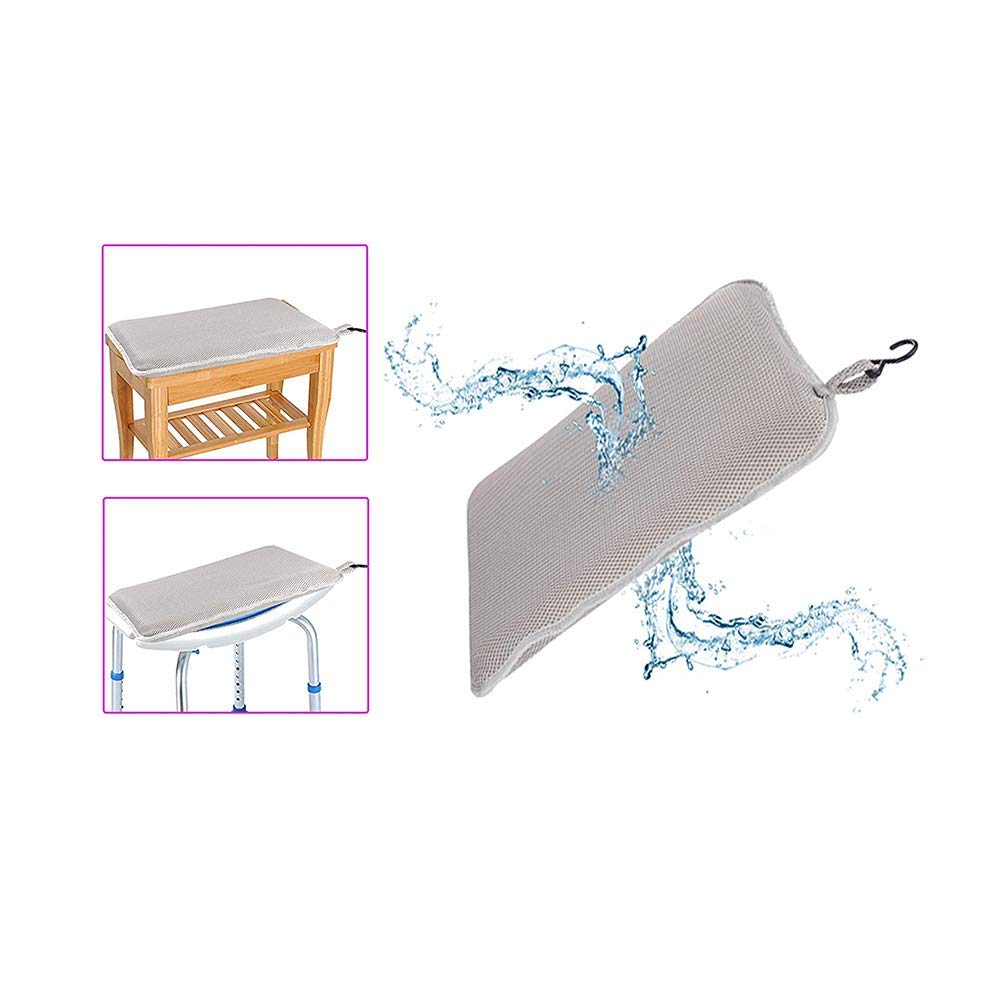 Shower Bench Seat Bathtub Cushion Shower Chair for Elderly Seniors Bath Cushion Shower Seats Transfer Bench Handicap Tub Benches for Bathtubs Disabled Shower Chairs Pillow Padded Bath Stools Seat Mat