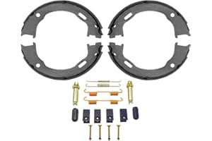 MAC Replacement Parts for Parking-Emergency Brake Shoes + Hardware For 2003 2004 2005 2007 Jeep Liberty / 2003 2004 2005 2006 Jeep Wrangler Parking-Emergency Brake Shoe kit