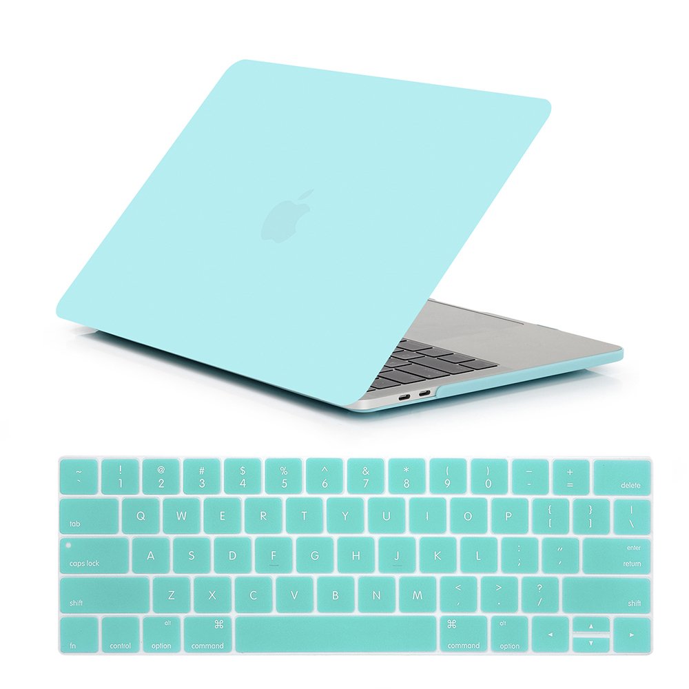 Rubberized Matte Hard Case Cover Compatible with Apple MacBook Pro 13-inch A1989 / A1706/A1708 with/Without Touch Bar (Release 2018 & 2017 & 2016) (Blue)