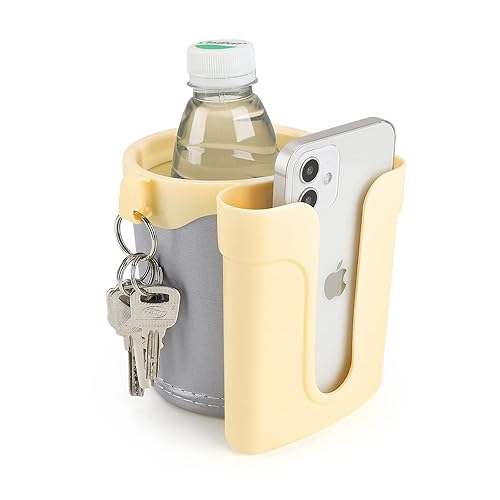 Accmor 3-in-1 Bike Cup Holder with Cell Phone Keys Holder, Bike
