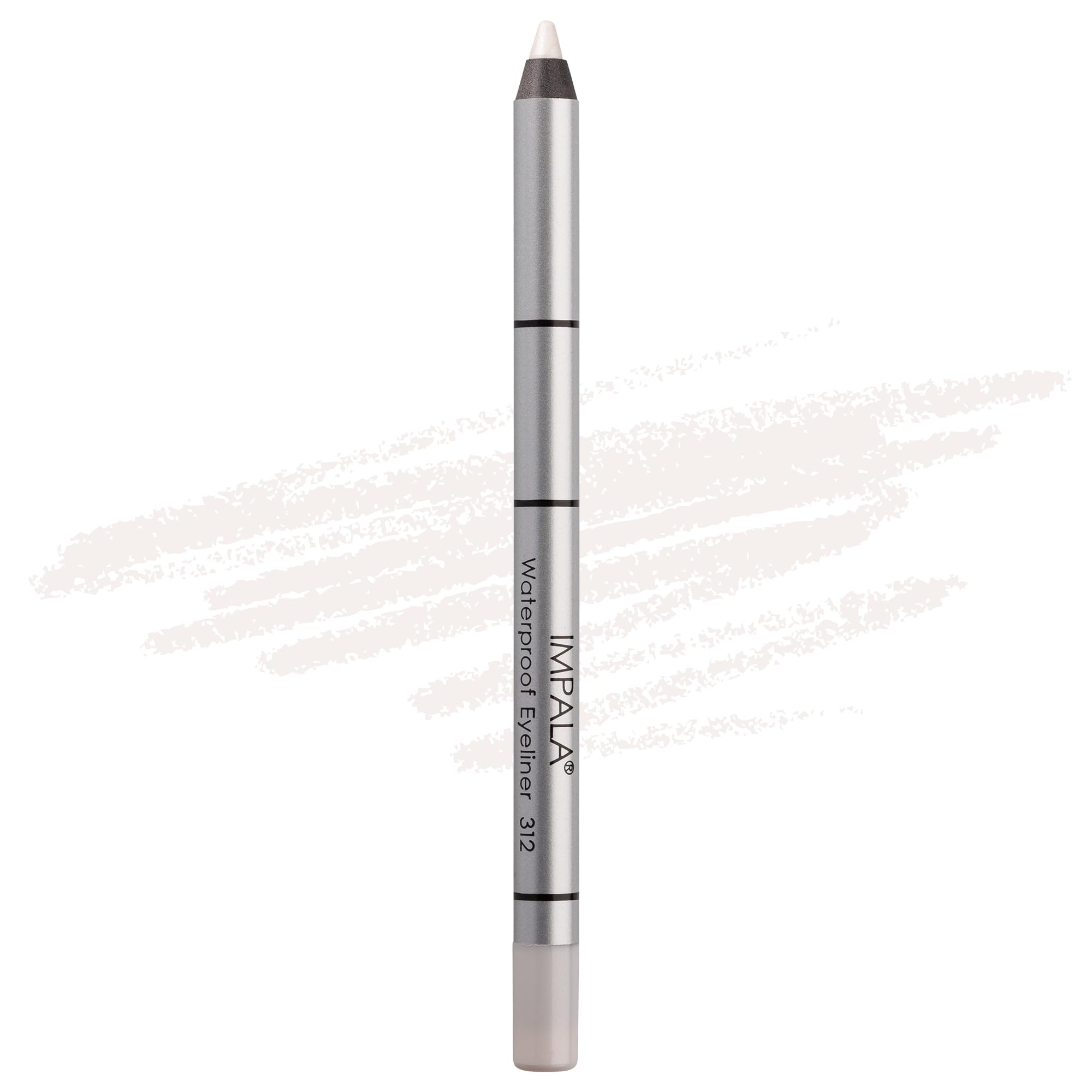 IMPALA | Waterproof's eye pencil creamy pearl white 312 | Defined contour or smoked effect | Dense and creamy texture easy to apply | Bright color, durable and water resistant