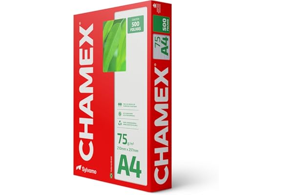 Chamex - Papel Sulfite, A4, 75g, 500 folhas