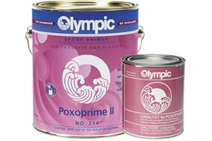 KELLEY TECHNICAL COATINGS Olympic Pool Paint - Poxoprime II Primer - 1 Gallon - two-part epoxy primer for plaster or concrete pools.