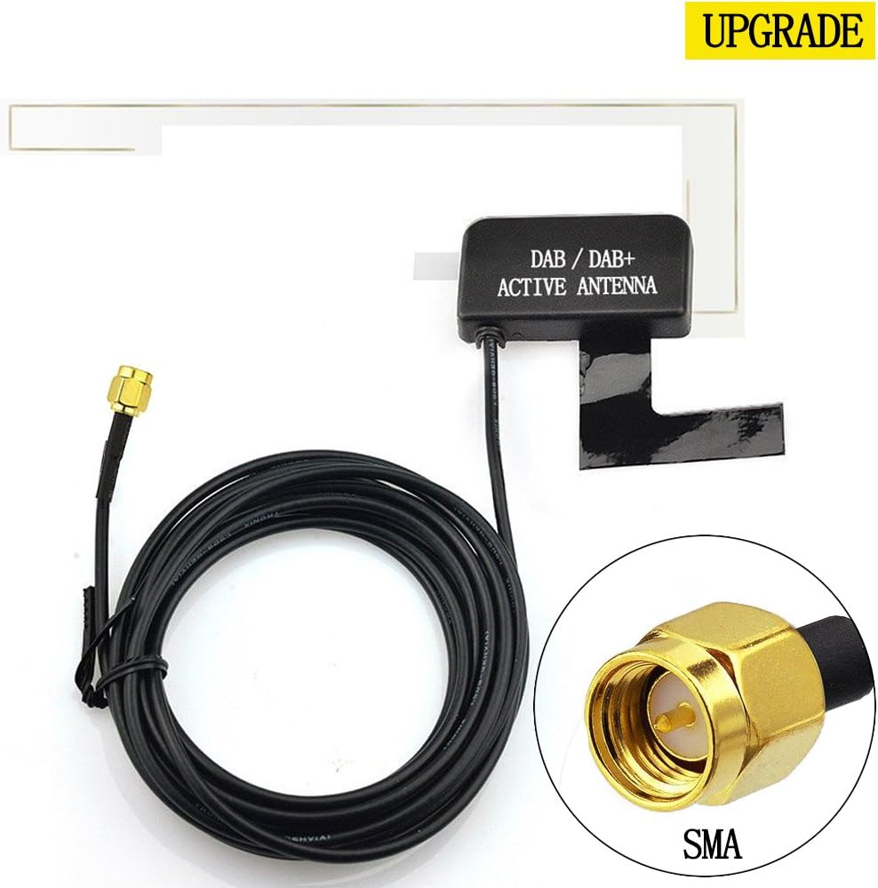 DAB/DAB+ Car Radio Aerial SMA Adapter, Windshield Glass Amazon.co.uk