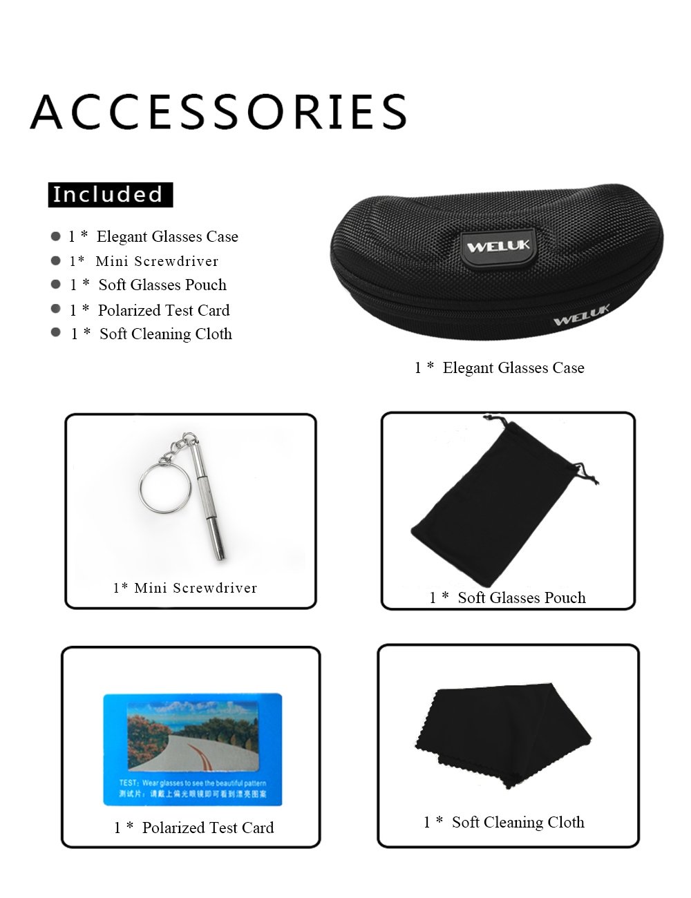 WELUK Mens Night Vision Glasses Polarized Yellow Aviator Sunglasses for Driving