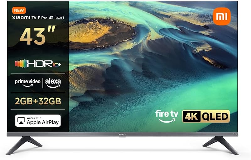 TV F Pro 43 2026 QLED TV 43 Zoll (101 cm), 4K Ultra HD, Fire TV — Foto 1 von 8