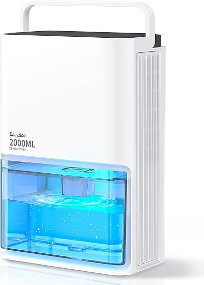 EasyAcc Dehumidifier Pro 2000ml 50W 3 Modes Auto Defrost Ultra Quiet