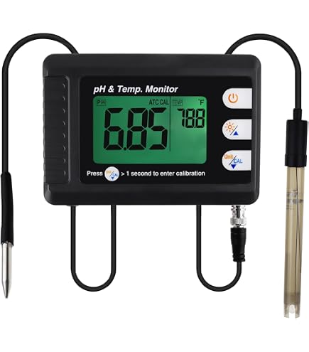 HM Digital PH-80 PH-Temperaturmesser – Digital, Wasserdicht, One-Touch-Kalibrierung, Für Aquaristik & Labor
