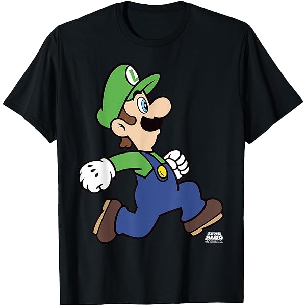T-shirt Noir Super Mario Bros. Film, Homme Taille L, Coton, Imprimé Graphique