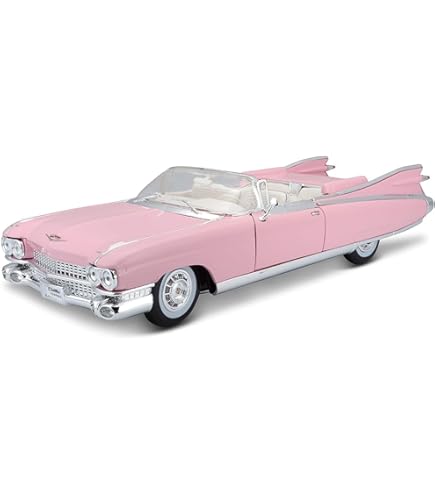 Modellino KK-Scale 1:18 Cadillac Series 62 Coupe Deville 1961 - Rosa Metallizzato - KKDC181254