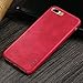 X-level for iPhone 7 Plus Case,for iPhone 8 Plus Case, Premium PU Leather Case [Vintage Series] Slim Fit Lightweight Soft Back Protective Cover for iPhone 7 Plus/iPhone 8 Plus 5.5'' (Red)