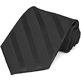 TieMart Men's Striped Tie Regular Length