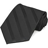 tiemart Men's Striped Tie Standard Length