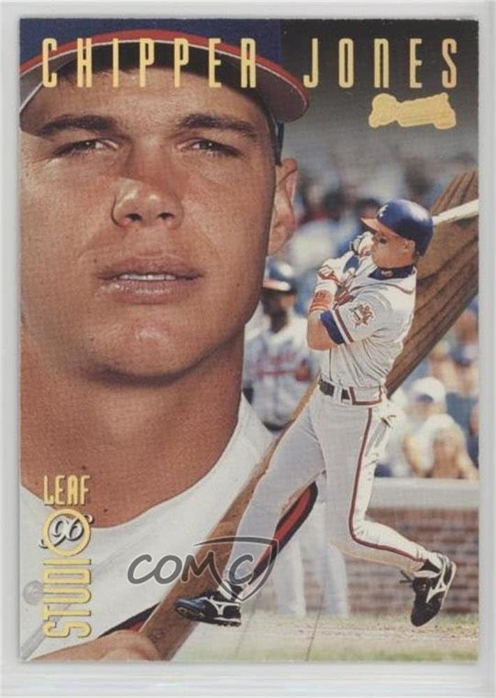 Chipper Jones /500 (Baseball Card) 1996 Leaf Studio
