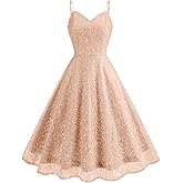Women's Glitter Sequin Dress Spaghetti Strap Sparkle Party Dress Sparkly Homecoming Dress Short Wedding Cocktail Dress