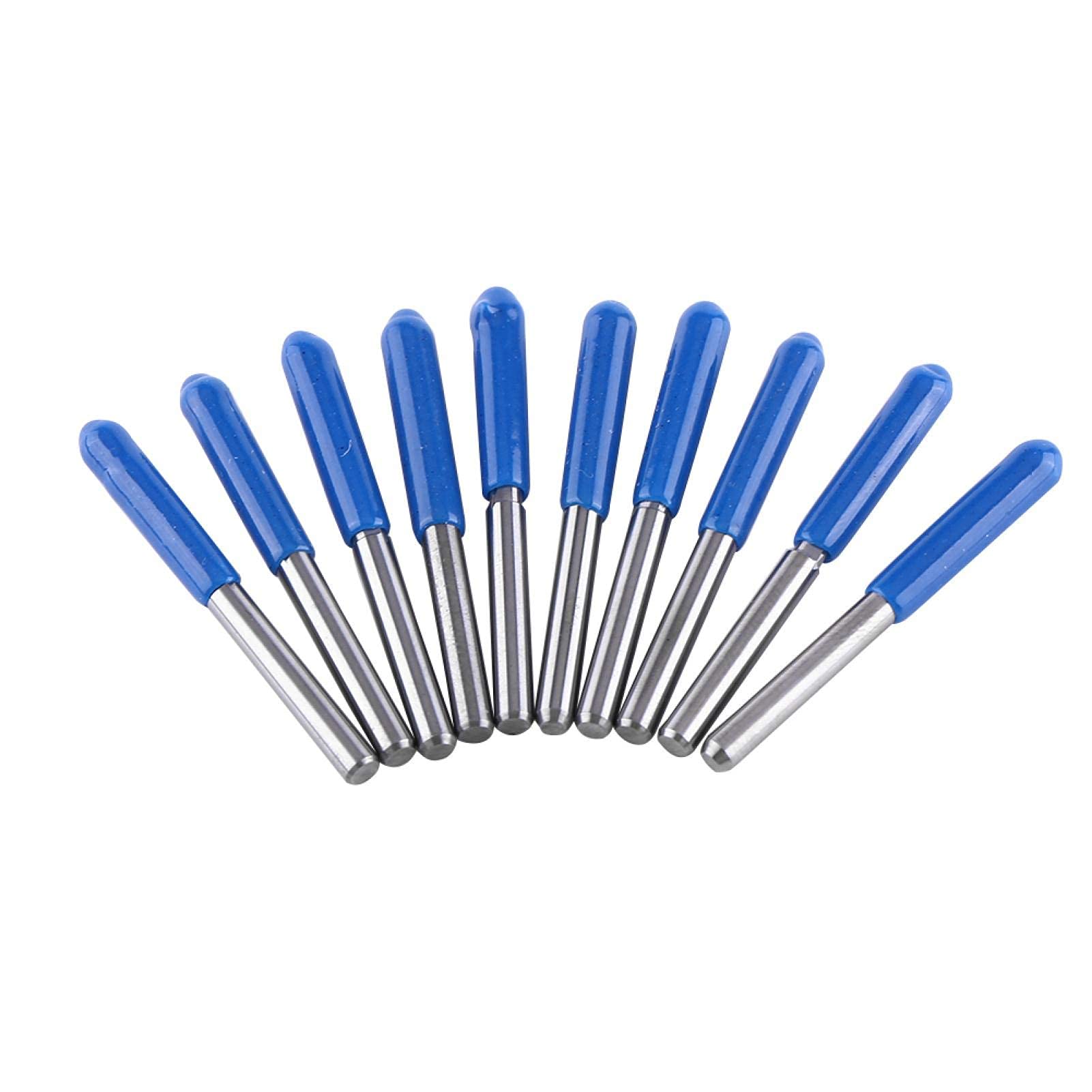 10pcs 3.175mm CNC Milling Cutter Carbide End Mill Cutting Tools Double Straight Flutes Industrial Cutting Tools