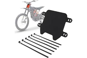 IUVWISN Electric Dirt Bike Number Plate for Surron LBX Talaria Sting MX3/R MX4 MX5 Talaria XXX E-Ride Pro SR S SS 2.0 3.0 MX650/350,Front License Plate Compatible Fit for Ridstar Q20 Tutti Soleil 01