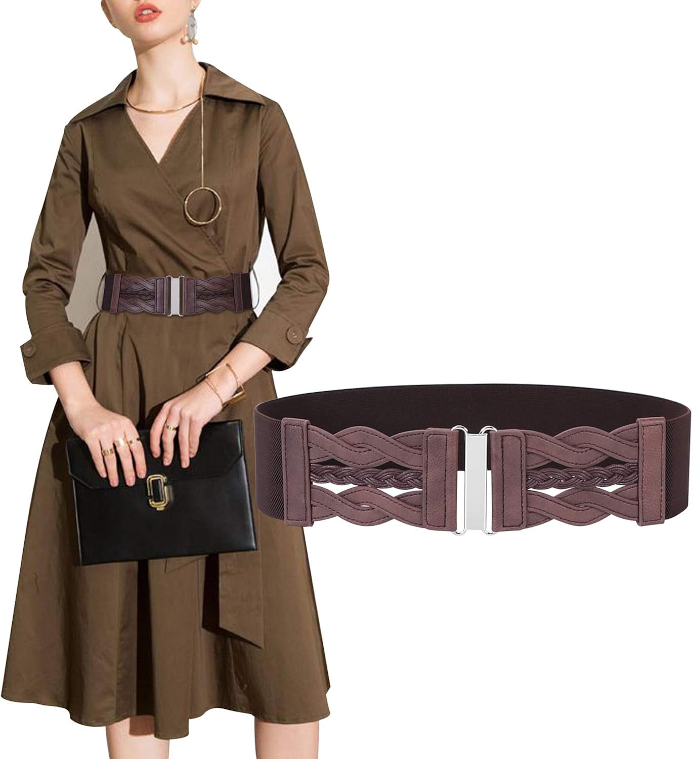 thick waist belt for dress