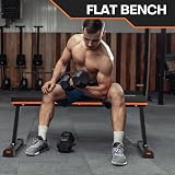 Panana Foldable Weight Bench Heavy Duty 450lbs Capacity Home Gym view 5