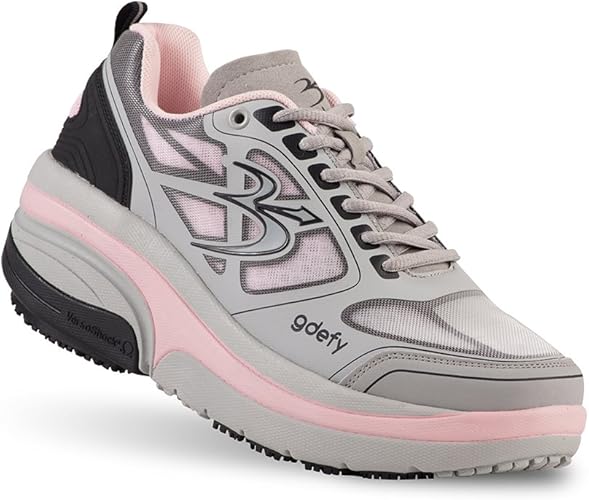 gray athletic shoes