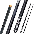 KONLLEN Carbon Fiber Pool Cue Stick Low Deflection Hand-Made Inlay Billiard Cue Ultra-Smooth Professional Feeling Billiard Pool Cue Sticks for Adults