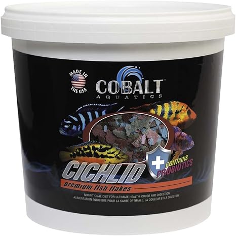 Amazon Com Cobalt Aquatics Cichlid Fish Food Flakes With
