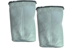 10 Quart Cloth Filter Bags, For PROTEAM Backpack Vacuums — Washable, Reusable, Triangular Design, Fits Pro10 & GoFit 10(2 PAC