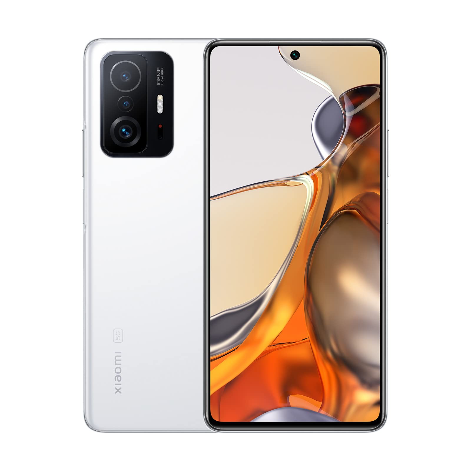 シャオミ(Xiaomi) SIMフリースマートフォン 11T Pro 8 GB + 128 GB 120Hz AMOLED 120Wハイパーチャージ おサイフケータイ対応 Qualcomm Snapdragon 888 (ムーンライトホワイト)【日本正規代理店品】 docomo/au/SoftBank/Rakuten Mobile 回線対応商品画像