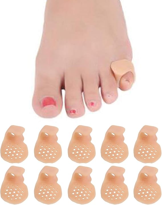 5 PairsPinky Toe Cushion Splint, Gel Toe Separators, Little Toe