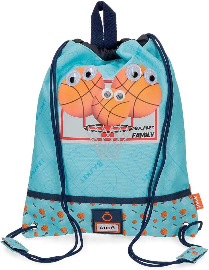 Enso Basket Family Lunch bag Blue 27x34 cms Polyester