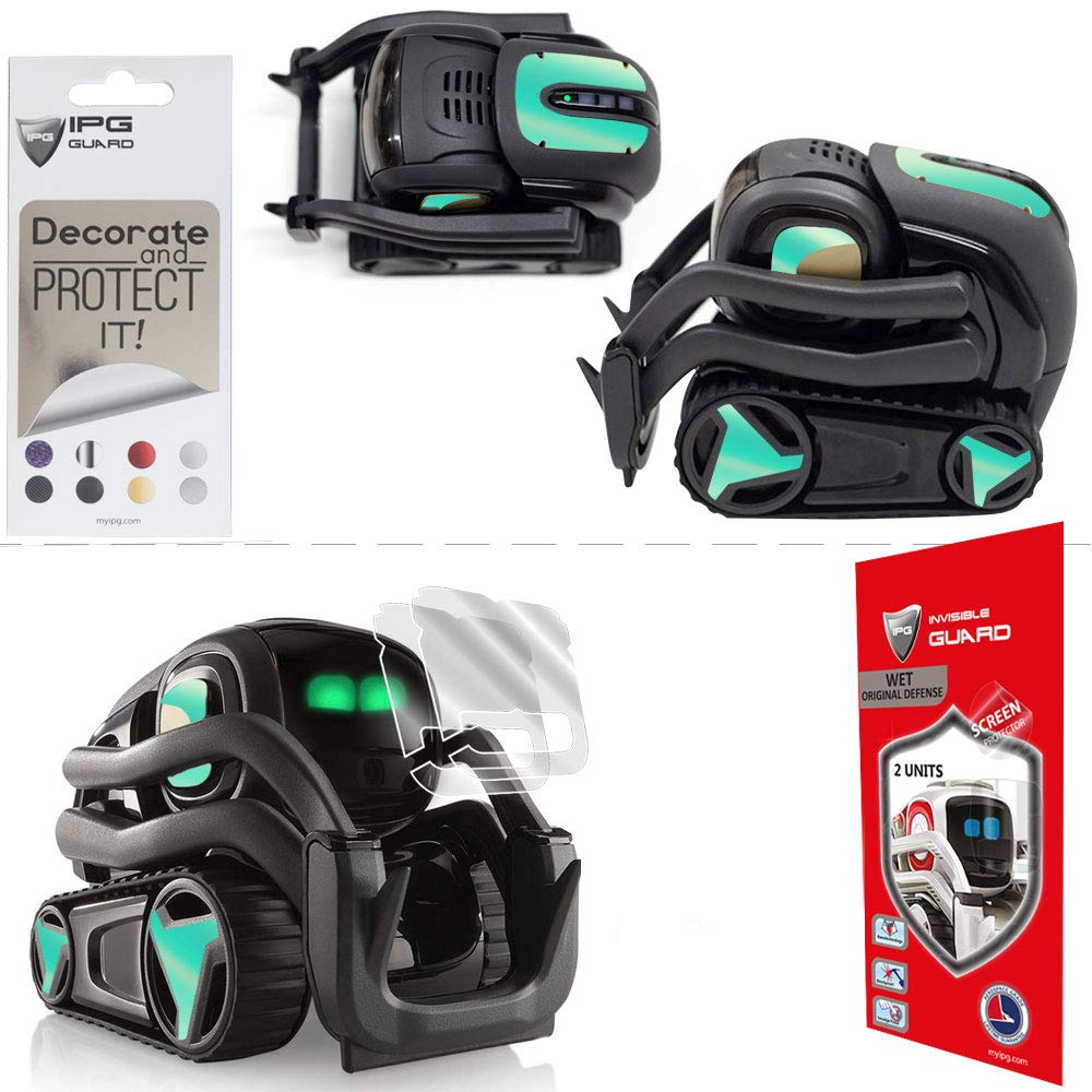 IPG for Vector Robot Face Screen Guard Decoration KIT Include Wheels&Body Set 7 Units Decals with 2 Units Screen Protector (Blue Coral)