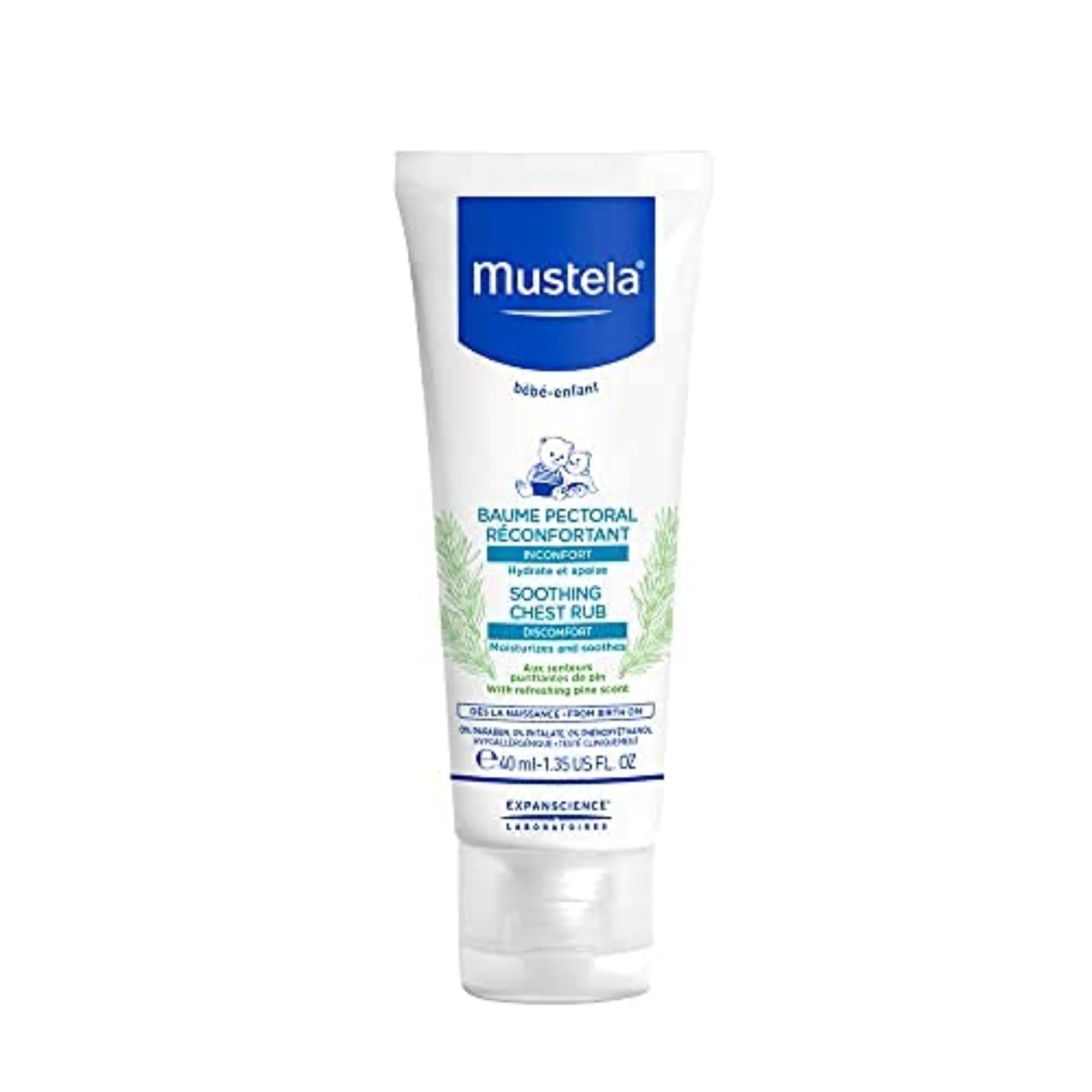 Mustela PN BAUME PECTORAL RECONFORTANT/PN VERSTERKENDE BORSTBALSEM 40 ML
