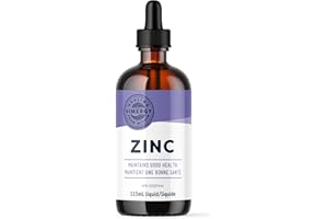 VIMERGY Liquid Zinc – Fast-Absorbing Immune Support – Promotes Healthy Bones & Skin – Organic, Vegan, Non-GMO – 57 Servings (