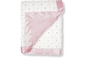 DREAMLAND BABY 4lb Weighted Blanket for Kids. Breathable Dual Fabrics with Minky Cooling Side & Cozy Microfleece on Reverse. Ages 3+ and/or 30+ lbs (Ballerina Pink)