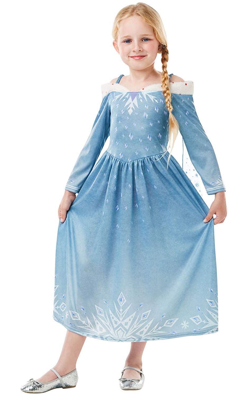Rubie's 640764 Official Olaf's Frozen Adventures Disney Elsa Costume, Medium, 5 - 6 Years, 116 cm