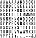 Quartet Magnetic Letter and Symbol Set, 120 Pieces, Black (ML)