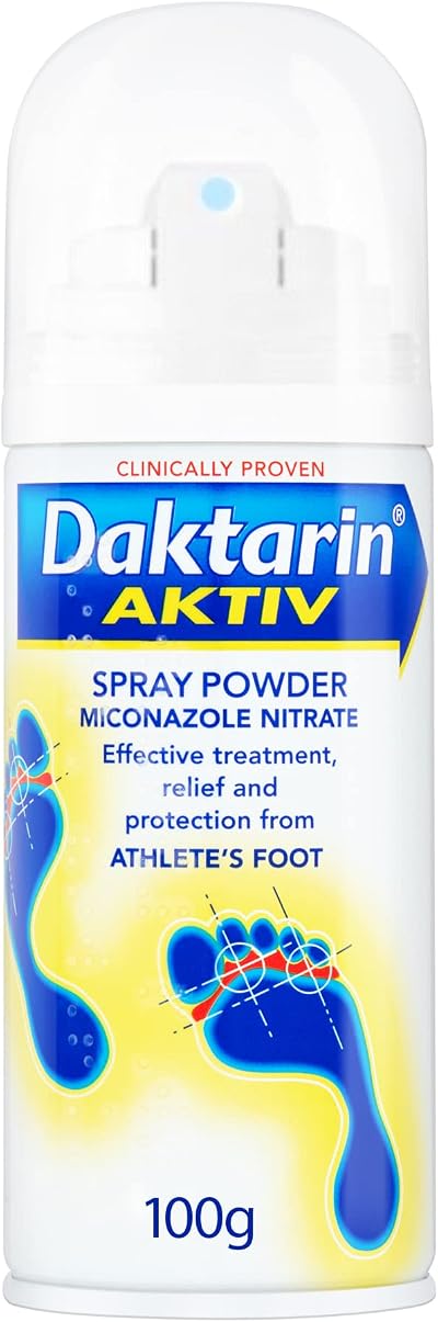 Daktarin Spray Powder 100g Anti-Fungal Anti-Bacterial Foot Powder