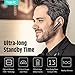 HAVIT Bluetooth Headset V4.1 Wireless Headphone with Mic, Hands-Free, 230mAh Large Battery Capacity, 13 Hours Music Play/Talk Time, for Smartphones (I11)
