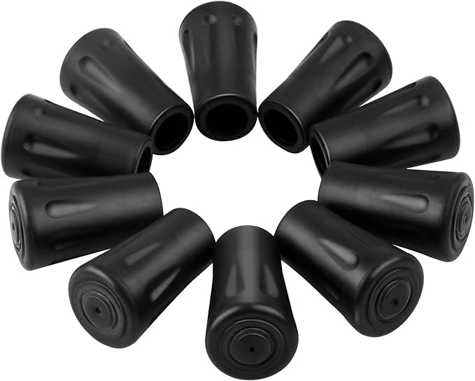 Rubber Tips Walking Stick Tips Replacement Pole Tip Protectors for All Common Trekking Poles Rubber Tips Walking Stick Tips Replacement Pole Tip Protectors for All Common Trekking Poles