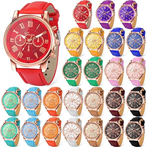 Amazon.com: TANEMUDO 28 Pcs Assorted Platinum Watch Sets for  display picture 1